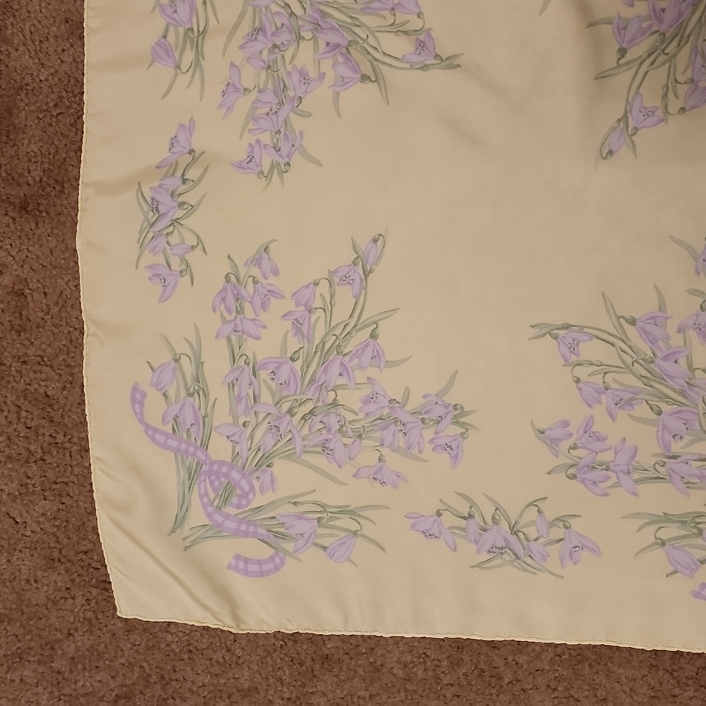 Burberry Silk Floral Square Scarf - Picture 10 of 13